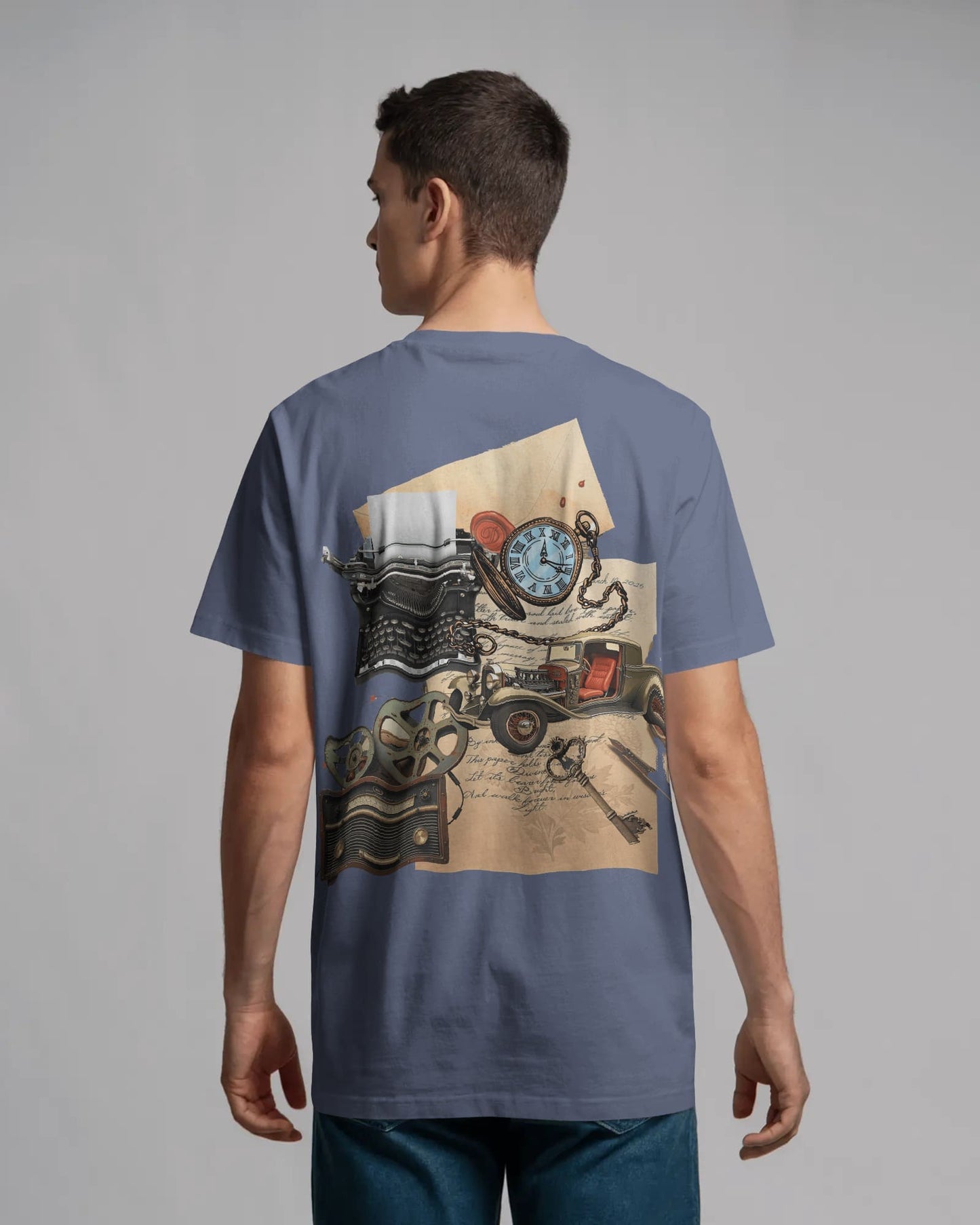 Vintage- Men Oversize T-Shirt