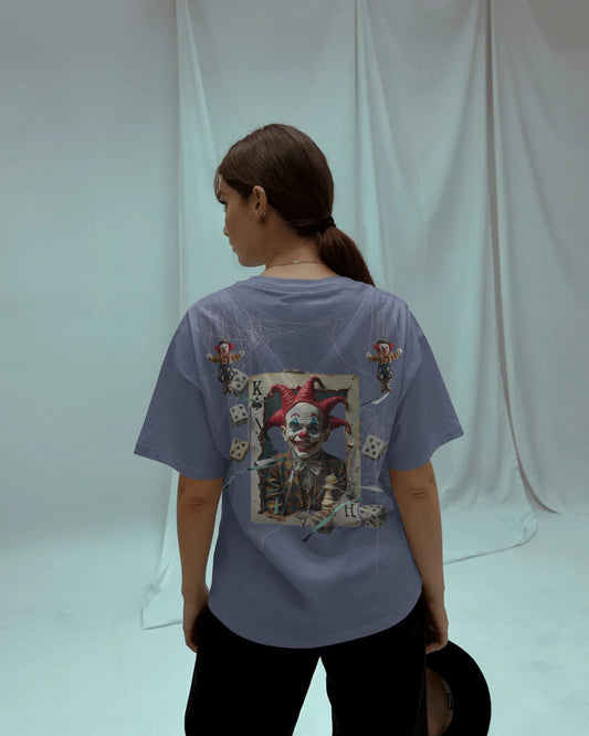 Clown- Play the Game- Women Oversize T-shirt