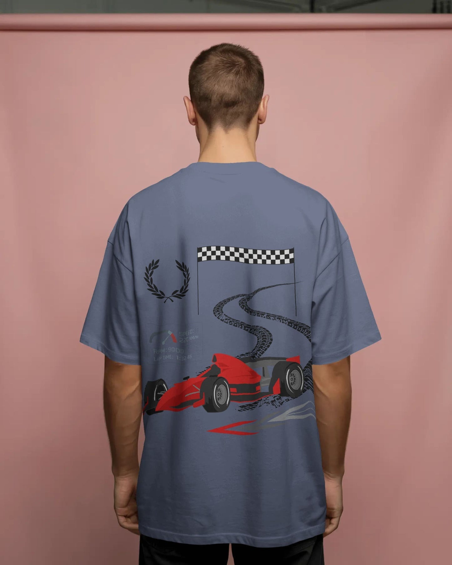 Racing car- Men Oversize T-shirt