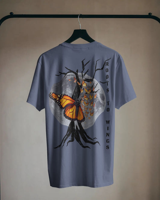 Roots to Wings- Men Oversize T-shirt