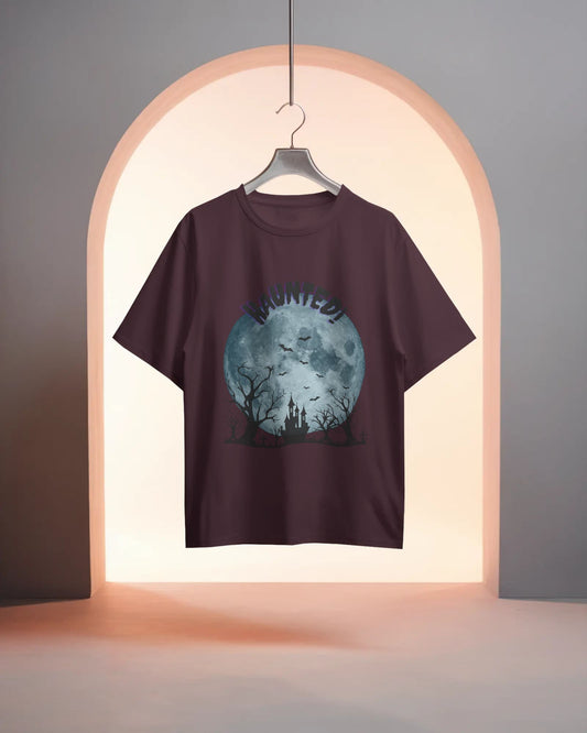 Haunted view- Women Oversize T-shirt