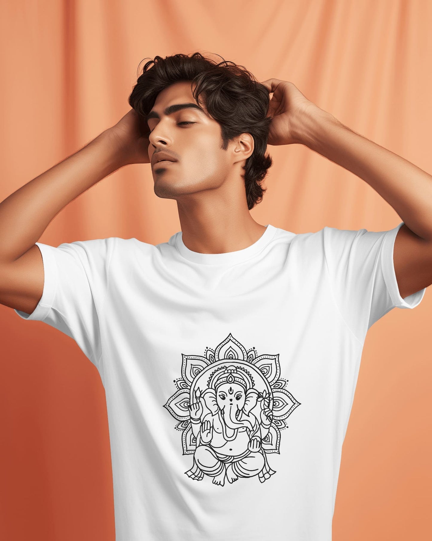 Ganesh Ji Line Sketch