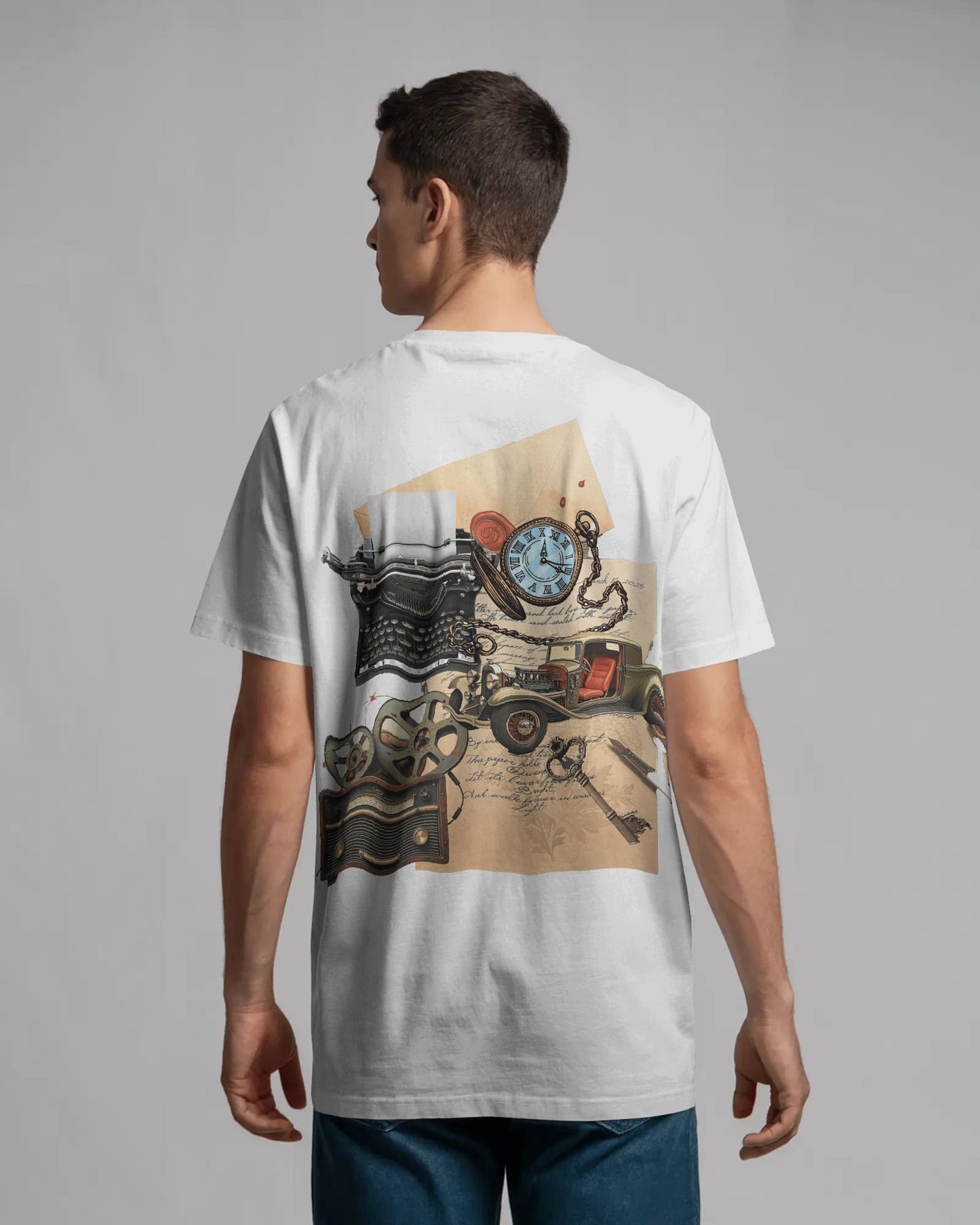 Vintage- Men Oversize T-Shirt