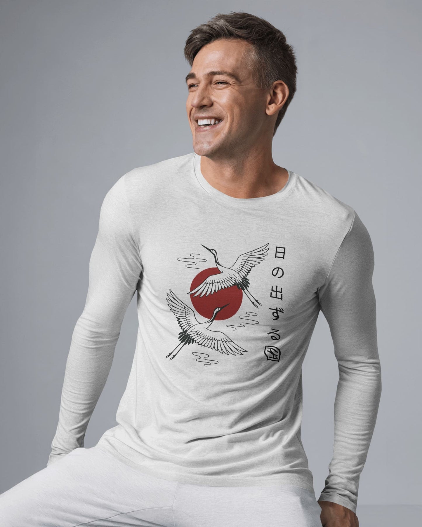 Land of Rising Sun- Men Full Sleeve T-shirt