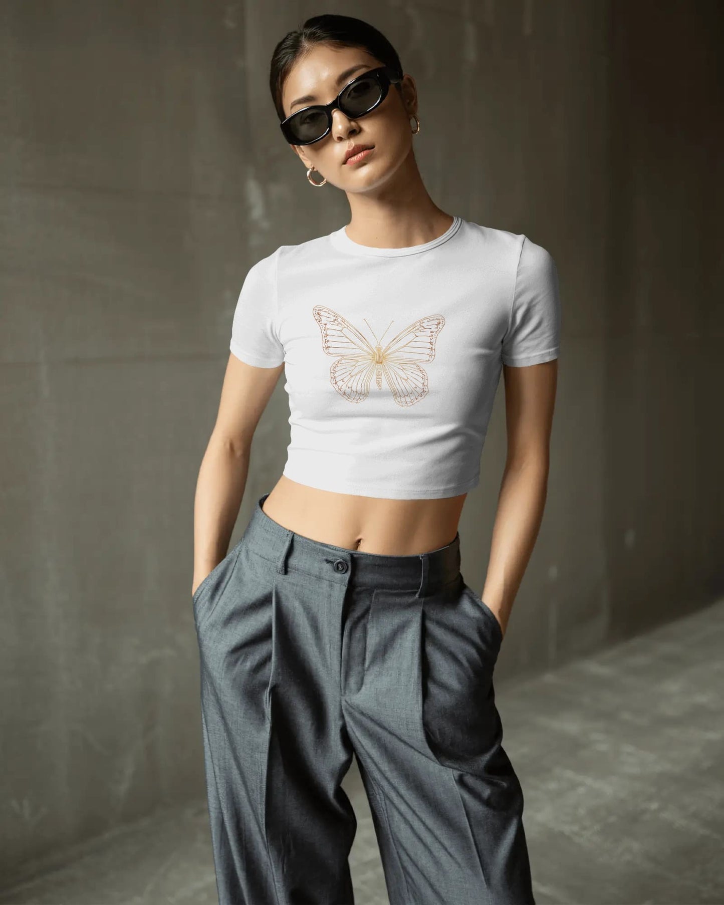 Butterfly- Crop Top