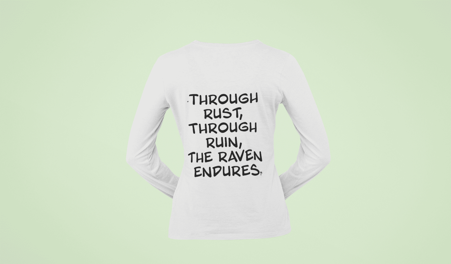 The Raven Endures- Men Full Sleeve T-shirt