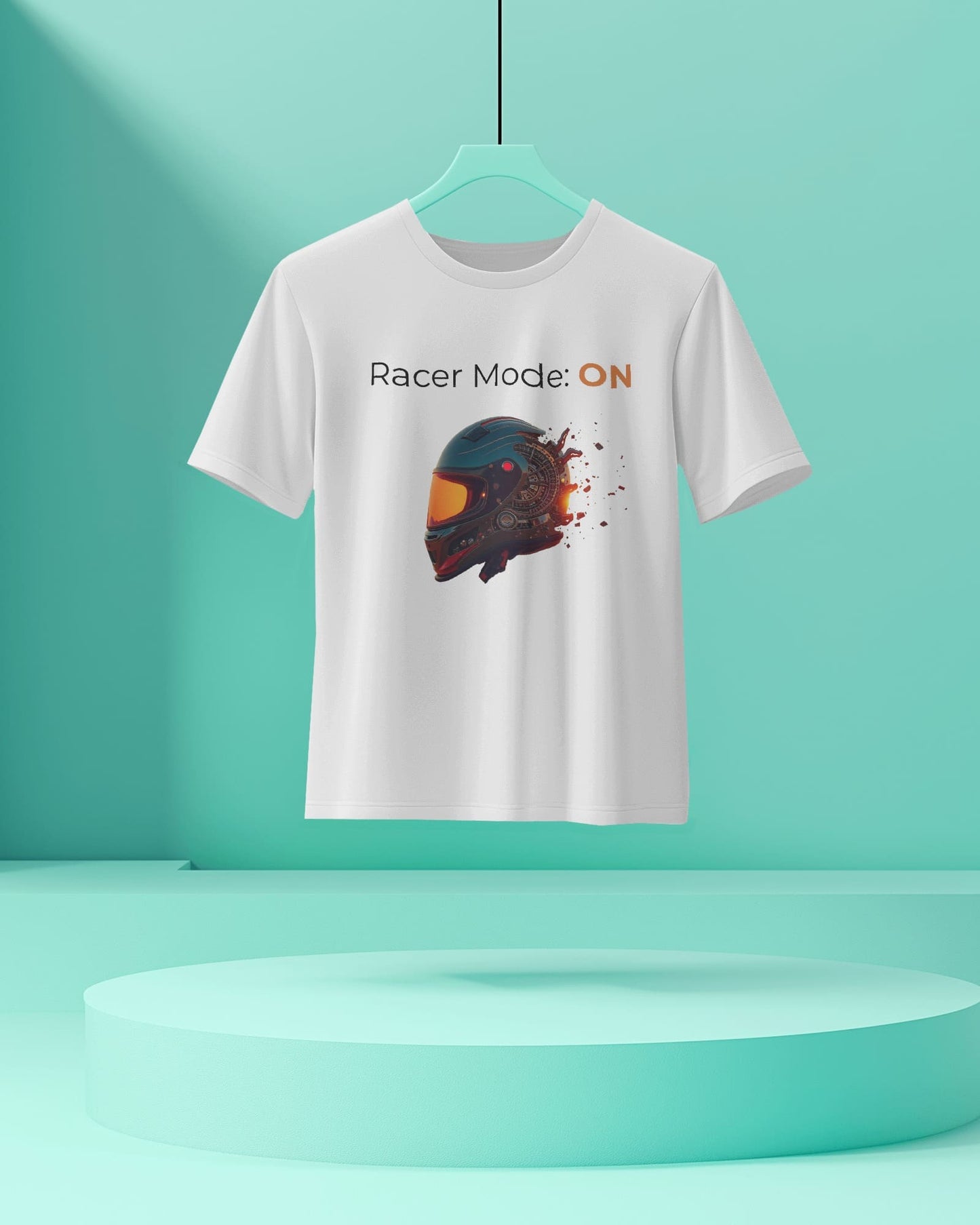 Race Mode: On - Women Half Sleeve Round Neck T-shirt