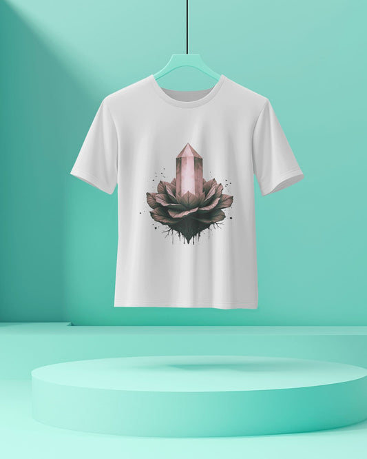 Crystal- Men Half Sleeve Round Neck T-shirt