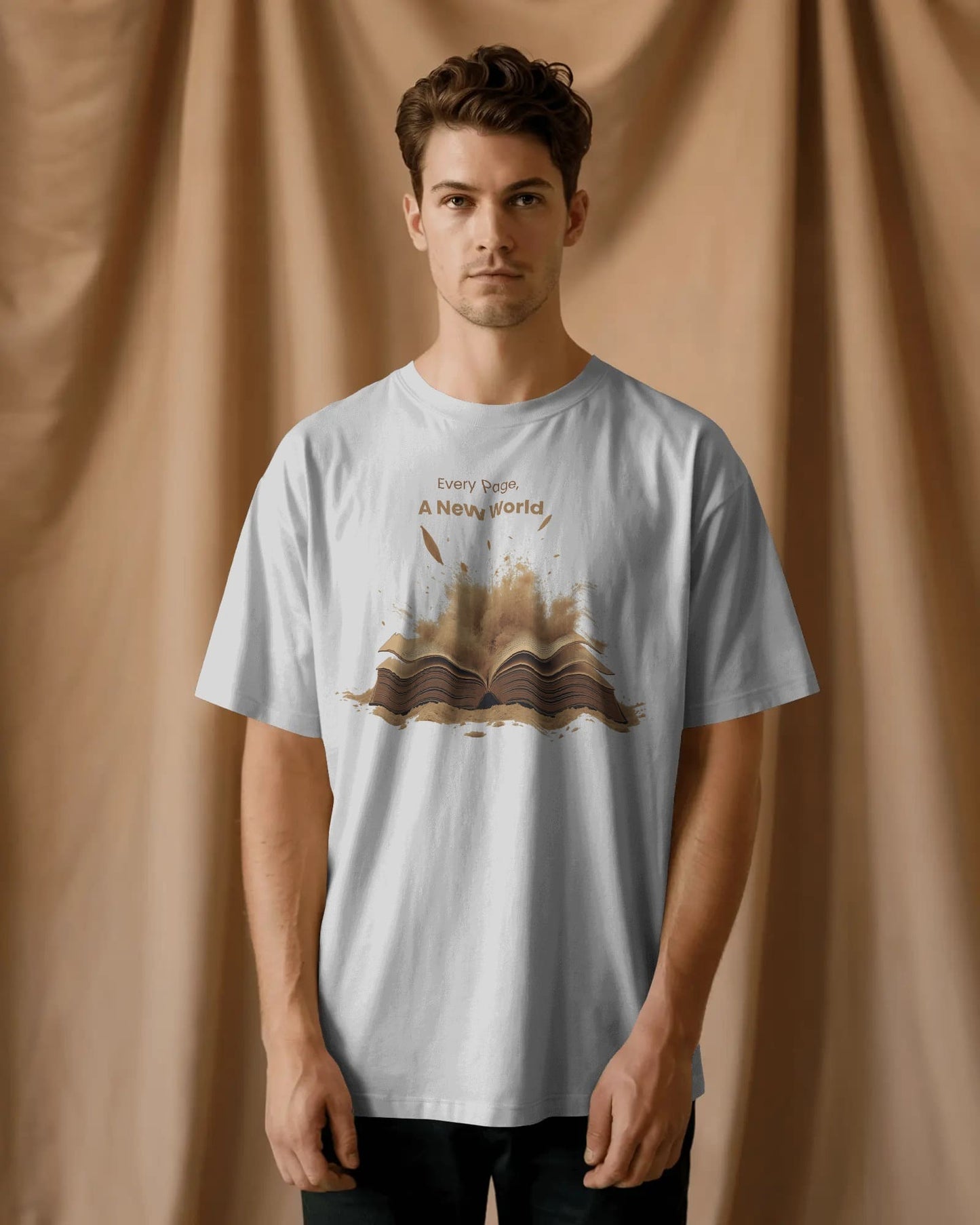 Sand Book- Men Oversize T-shirt