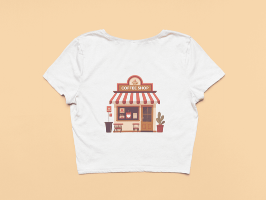 Coffee House-Crop Top
