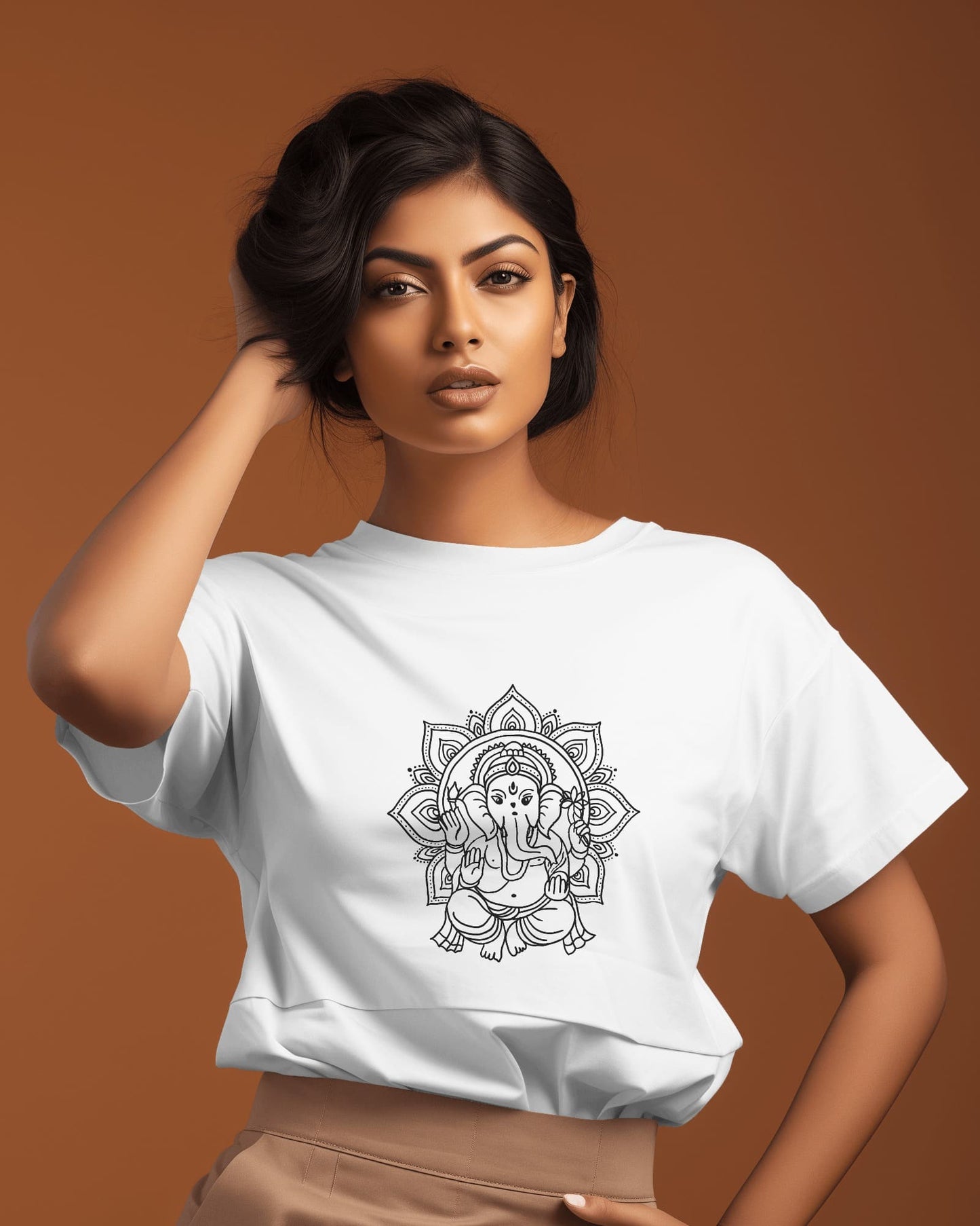 Ganesh Ji Line Sketch