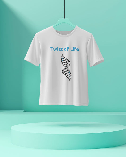 Twist of Life- Women Half Sleeve Round Neck T-shirt