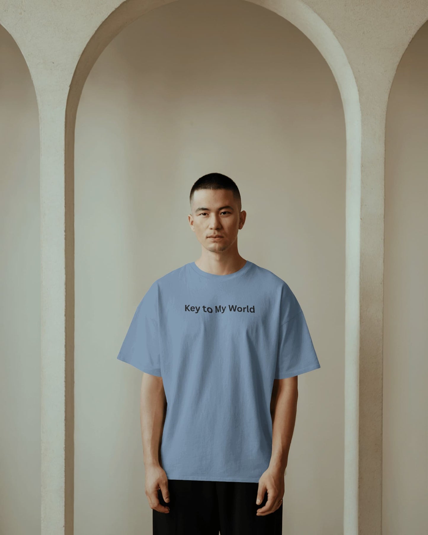 Key to my world- Men Oversize T-shirt