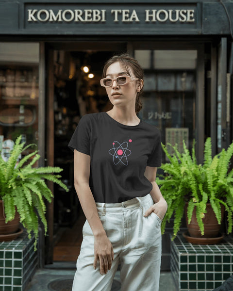 Atom Ring- Women Half Sleeve Round Neck T-shirt