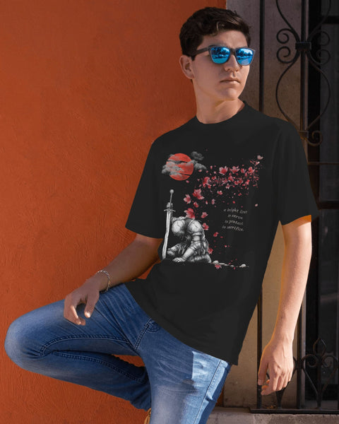 Knight Warriors- Men Half Sleeve Round Neck T-Shirt