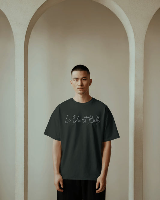 Life is beautiful- Men Oversize T-shirt