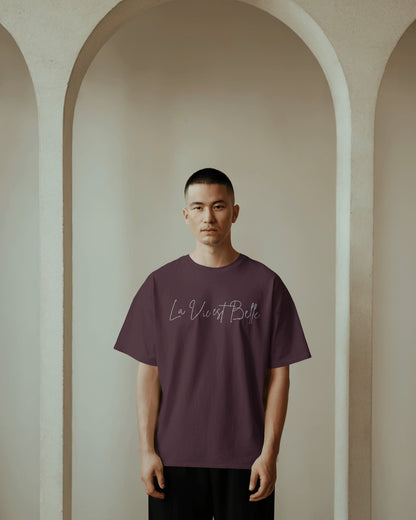 Life is beautiful- Men Oversize T-shirt
