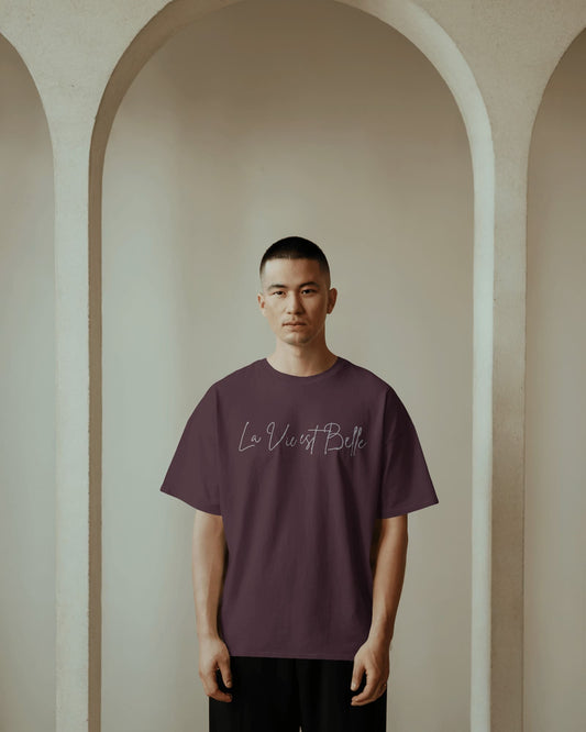 Life is beautiful- Men Oversize T-shirt