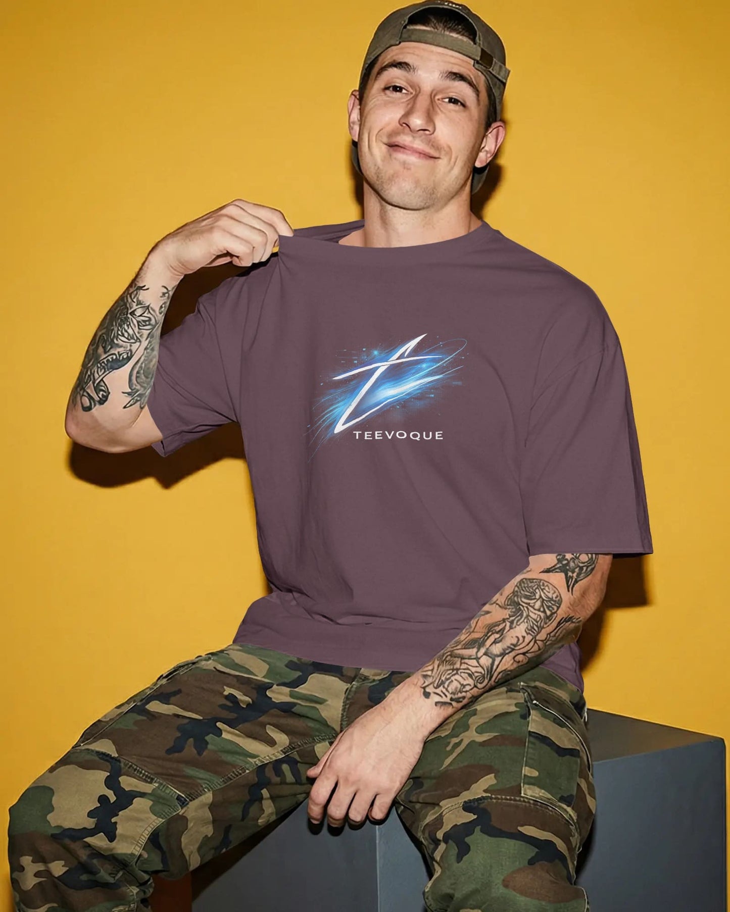 Teevoque- Men Oversize T-Shirt
