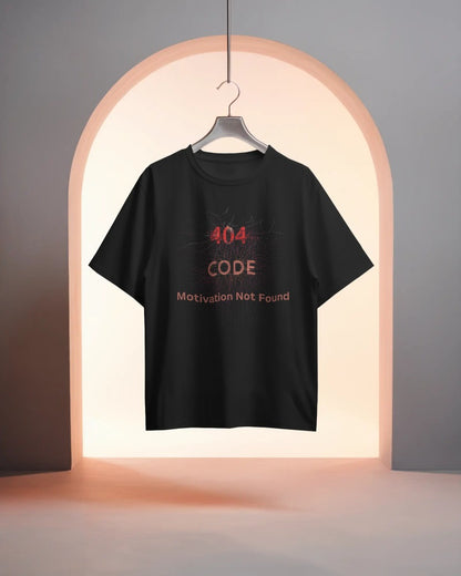 Error 404 Code- Men Oversize T-shirt