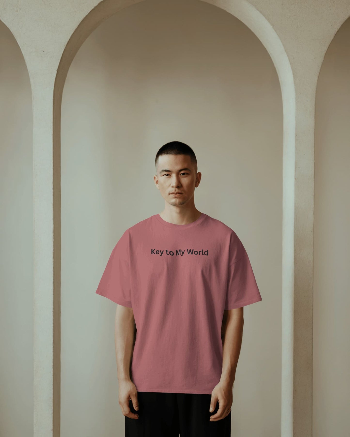 Key to my world- Men Oversize T-shirt