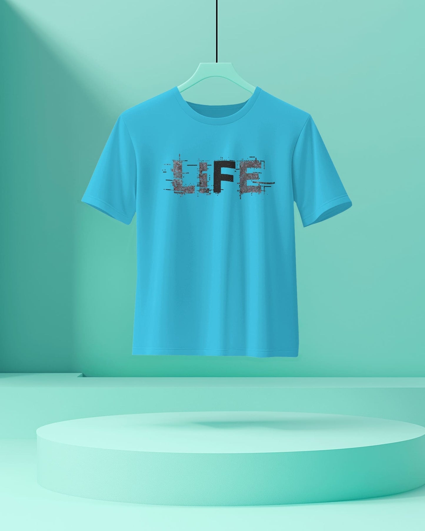 Life Abstract- Women Half Sleeve Round Neck T-Shirt