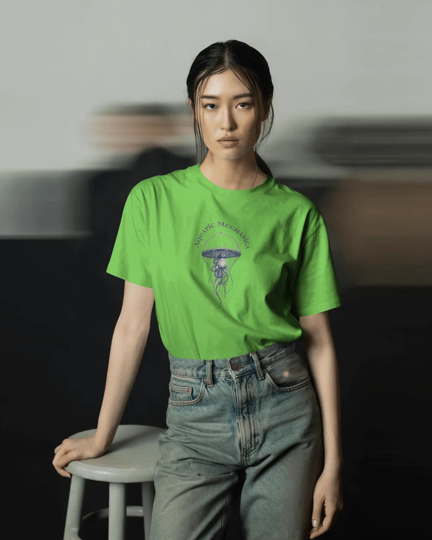 Aquatic Mechanics- Women Half Sleeve Round Neck T-shirt