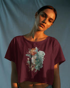 Flower -Crop Top