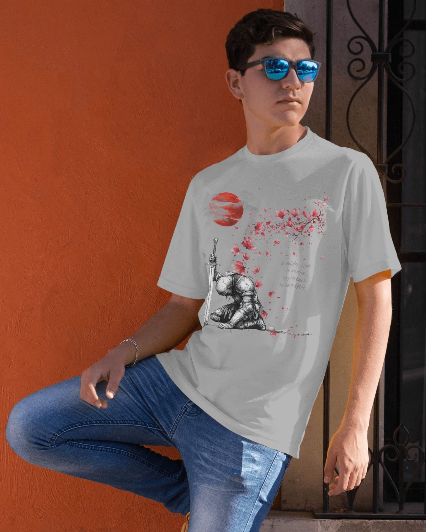Knight Warriors- Men Half Sleeve Round Neck T-Shirt