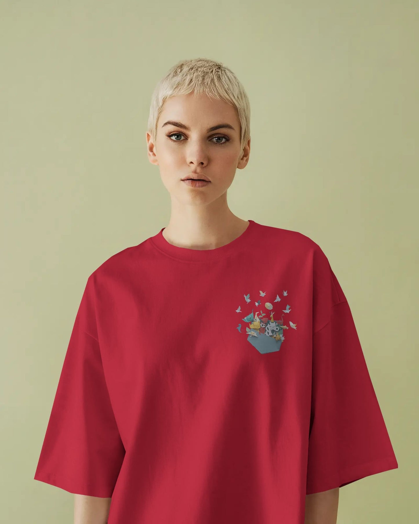 Pocket Animal- Women Oversize T-shirt