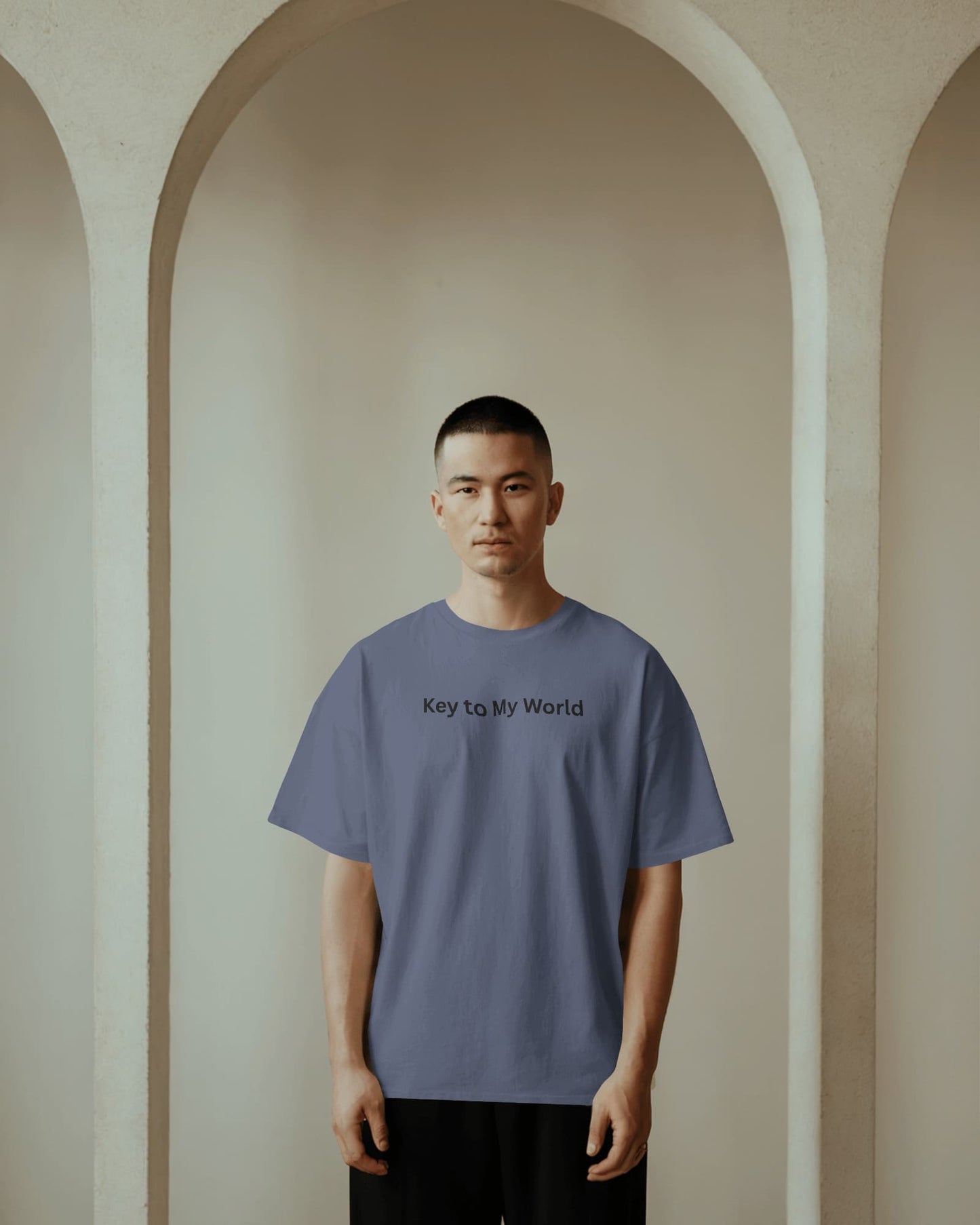 Key to my world- Men Oversize T-shirt