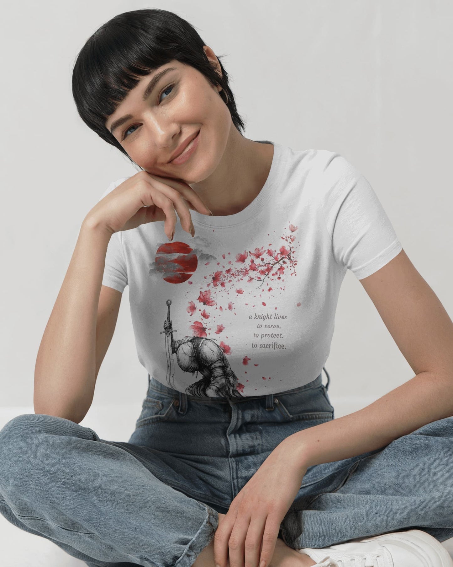 Knight Warriors- Women Half Sleeve Round Neck T-Shirt
