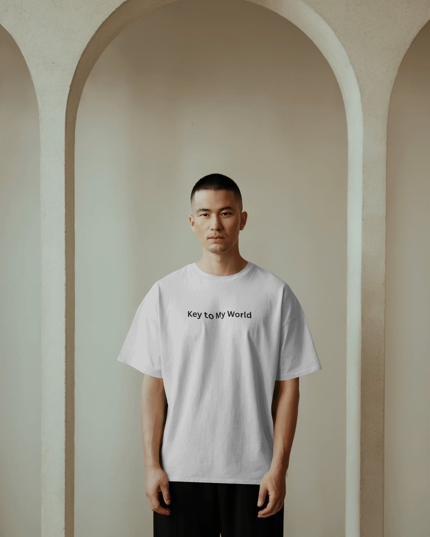 Key to my world- Men Oversize T-shirt