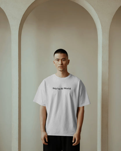 Key to my world- Men Oversize T-shirt