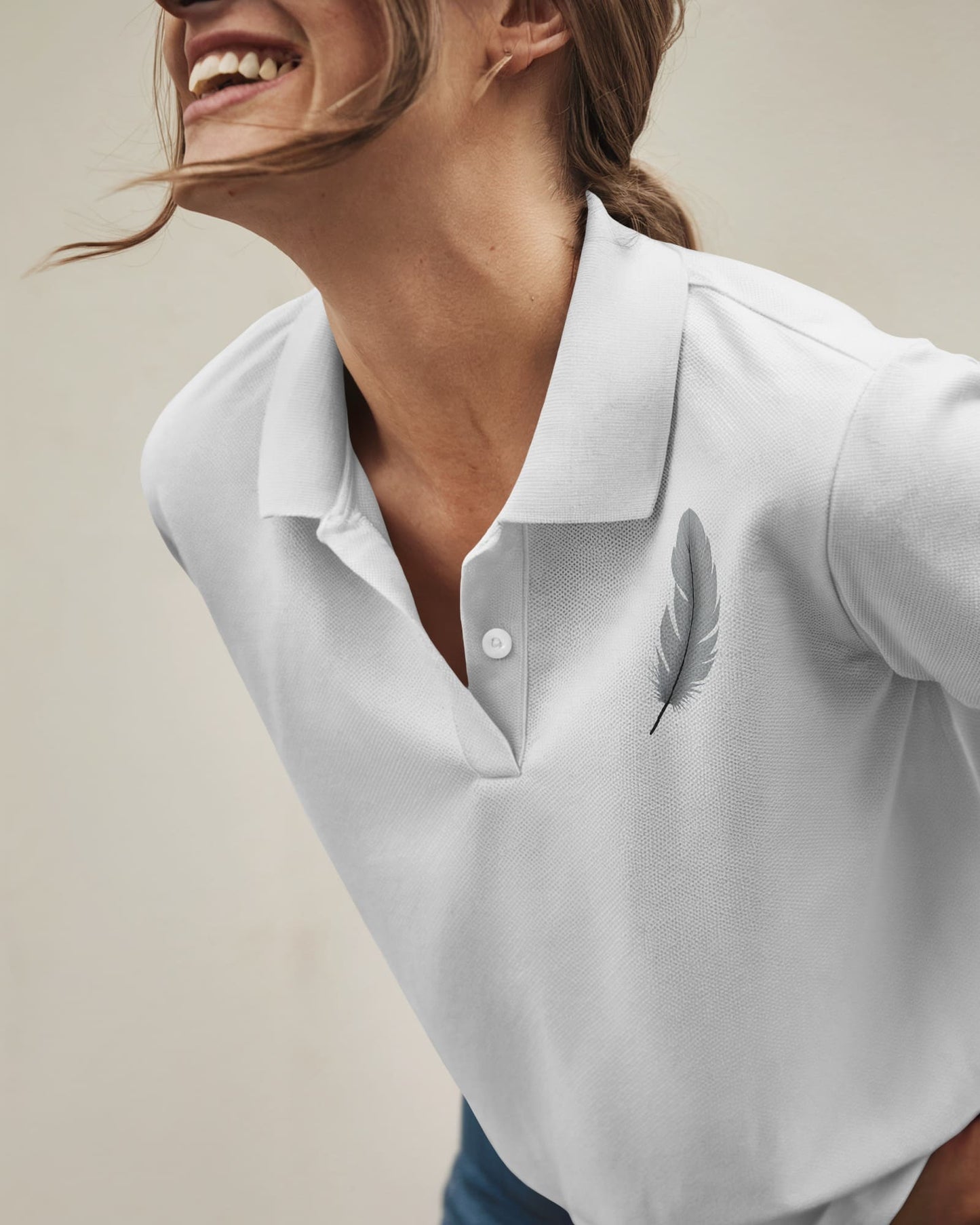 Feather-Women Polo T-shirt