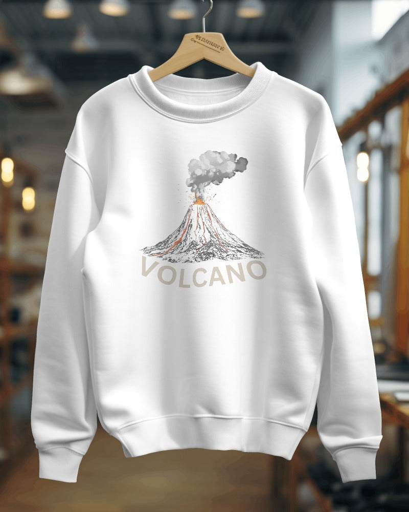 Volcano Eruption- Men Sweatshirt