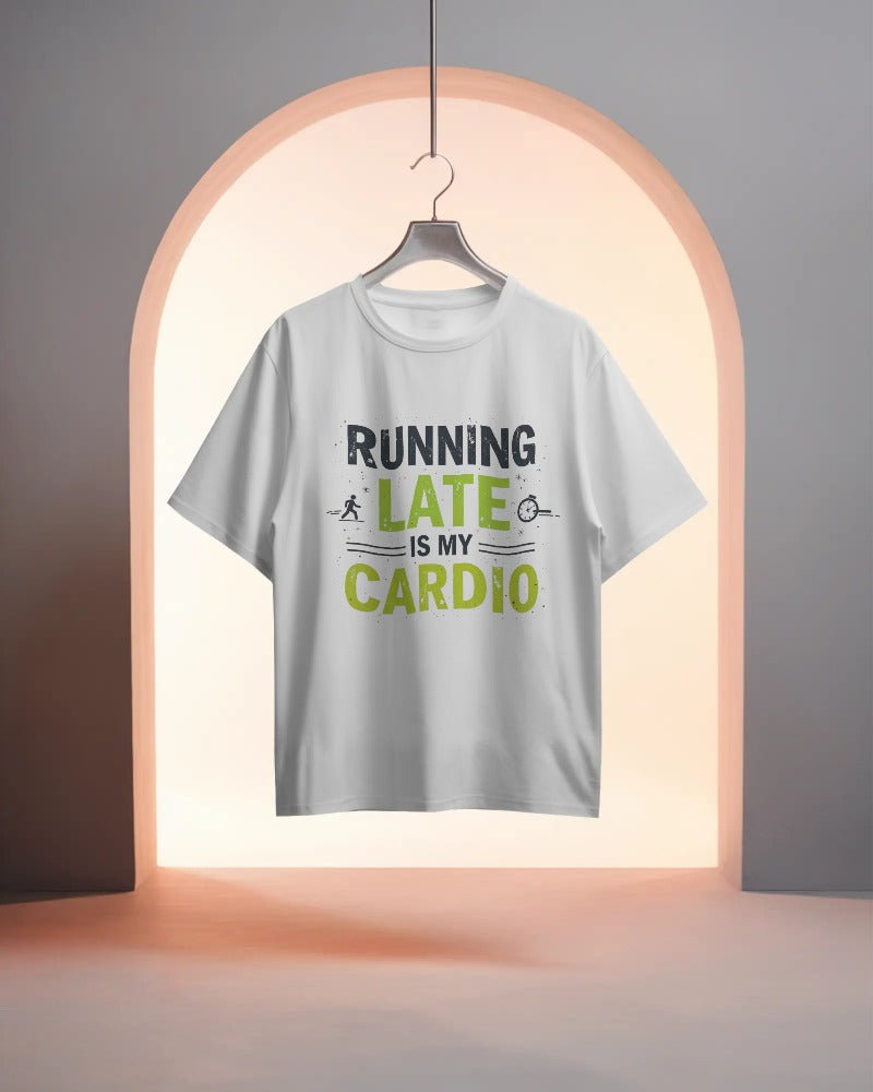 Running Late is my Cardio- Women Oversize T-shirt