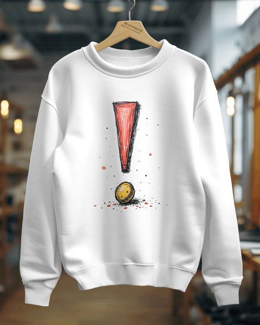 Exclamatory Mark- Men Sweatshirt