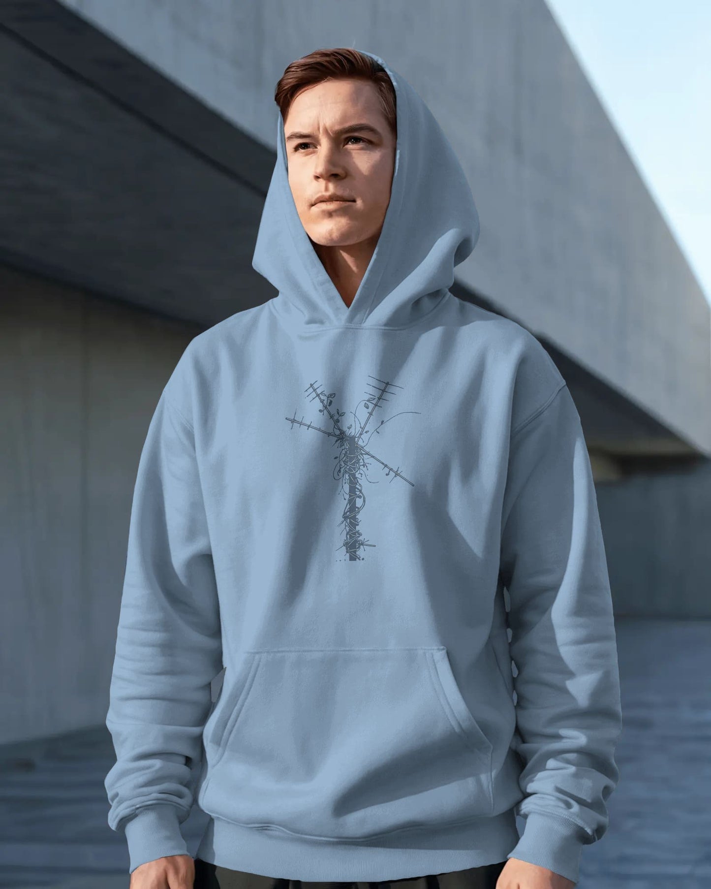 Satellite Space- Men Hoodie