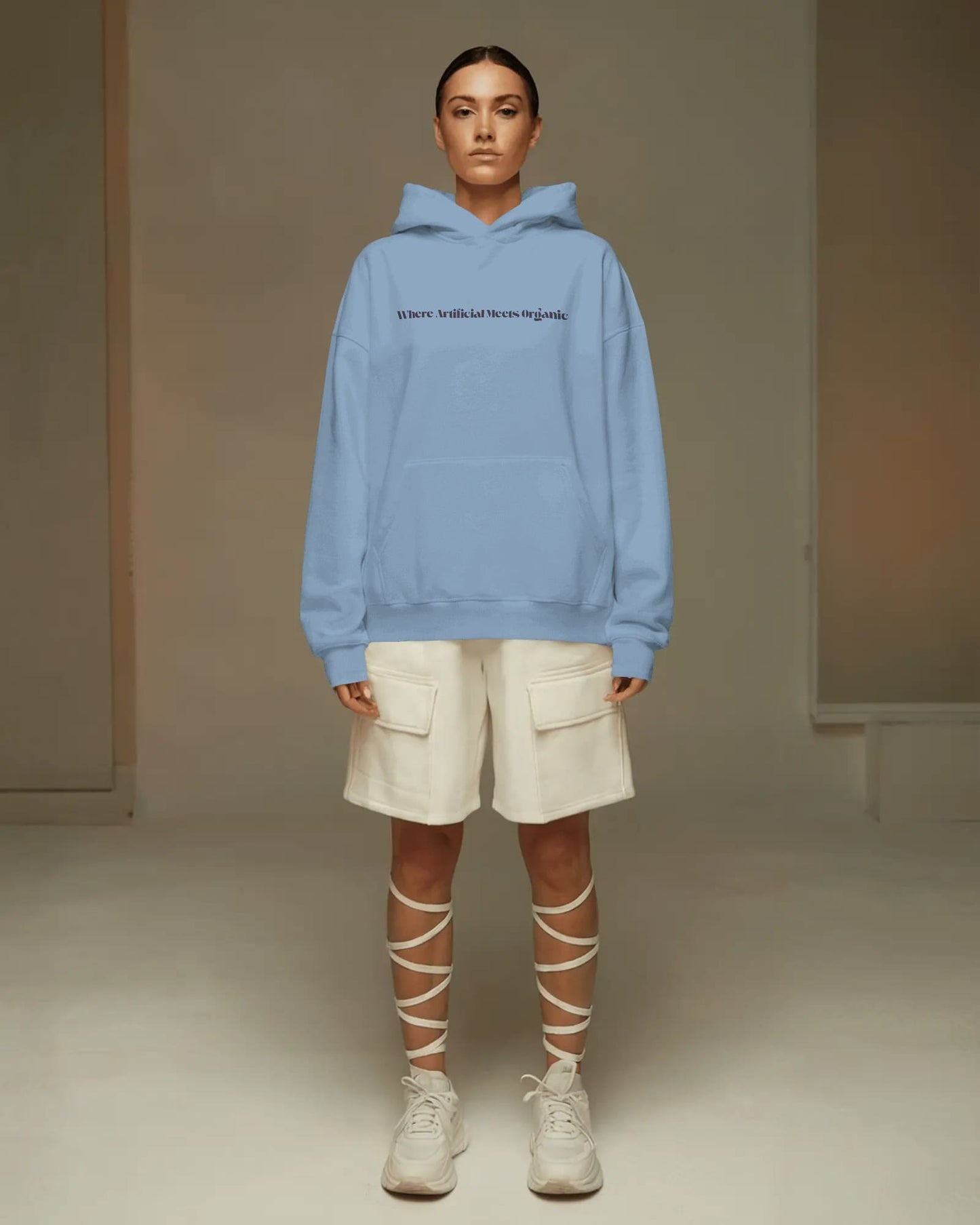 Where Artificial Meets Organic- Women Hoodie