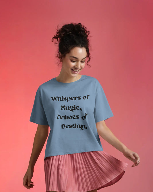 Whisper of Magic- Women Oversize T-shirt