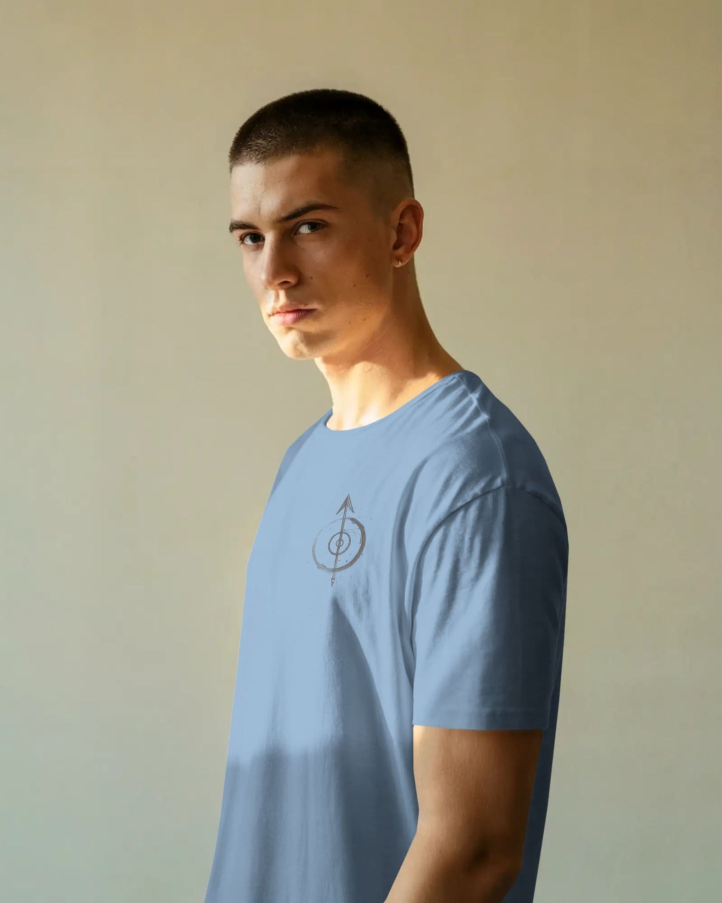 Circle Symbol- Men Oversize T-shirt