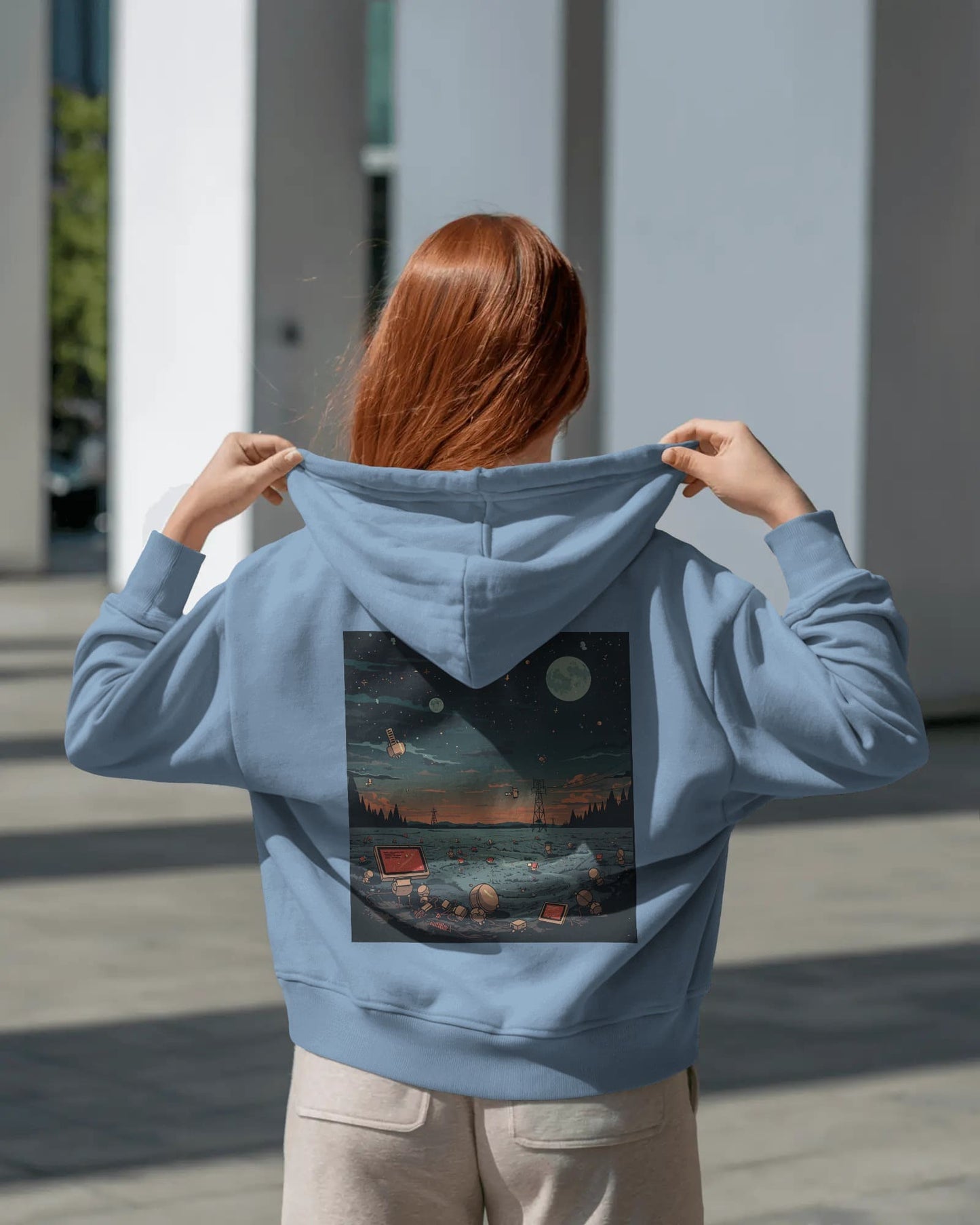 Satellite Space- Women Hoodie