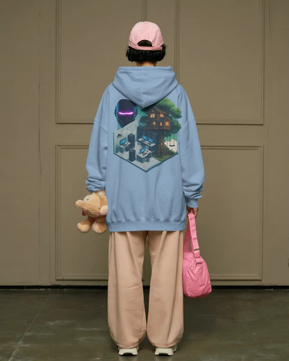 Where Artificial Meets Organic- Women Hoodie