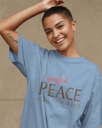 Google peace- Women Oversize T-Shirt