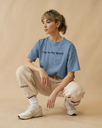 Key to my world- Women Oversize T-shirt