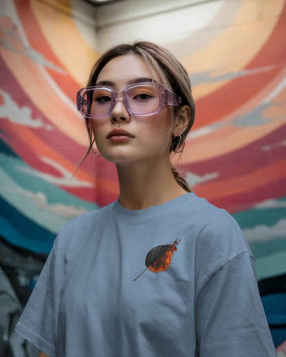 Burning Leaf- Women Oversize T-shirt