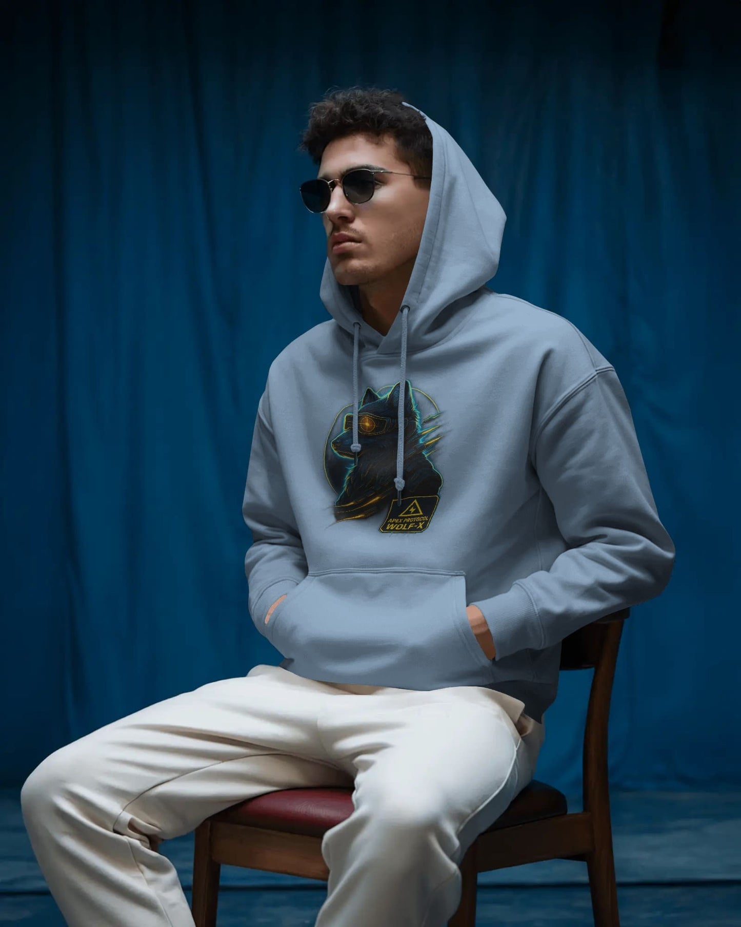 Wolf Tech- Men Hoodie