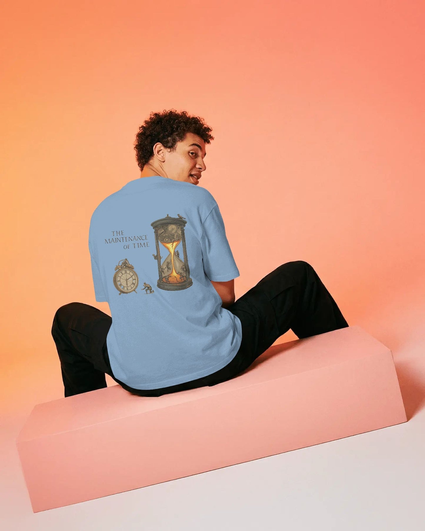 Maintenance of Time- Men Oversize T-Shirt