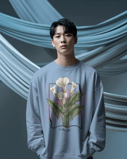 Lily Flower- Men Sweatshirt